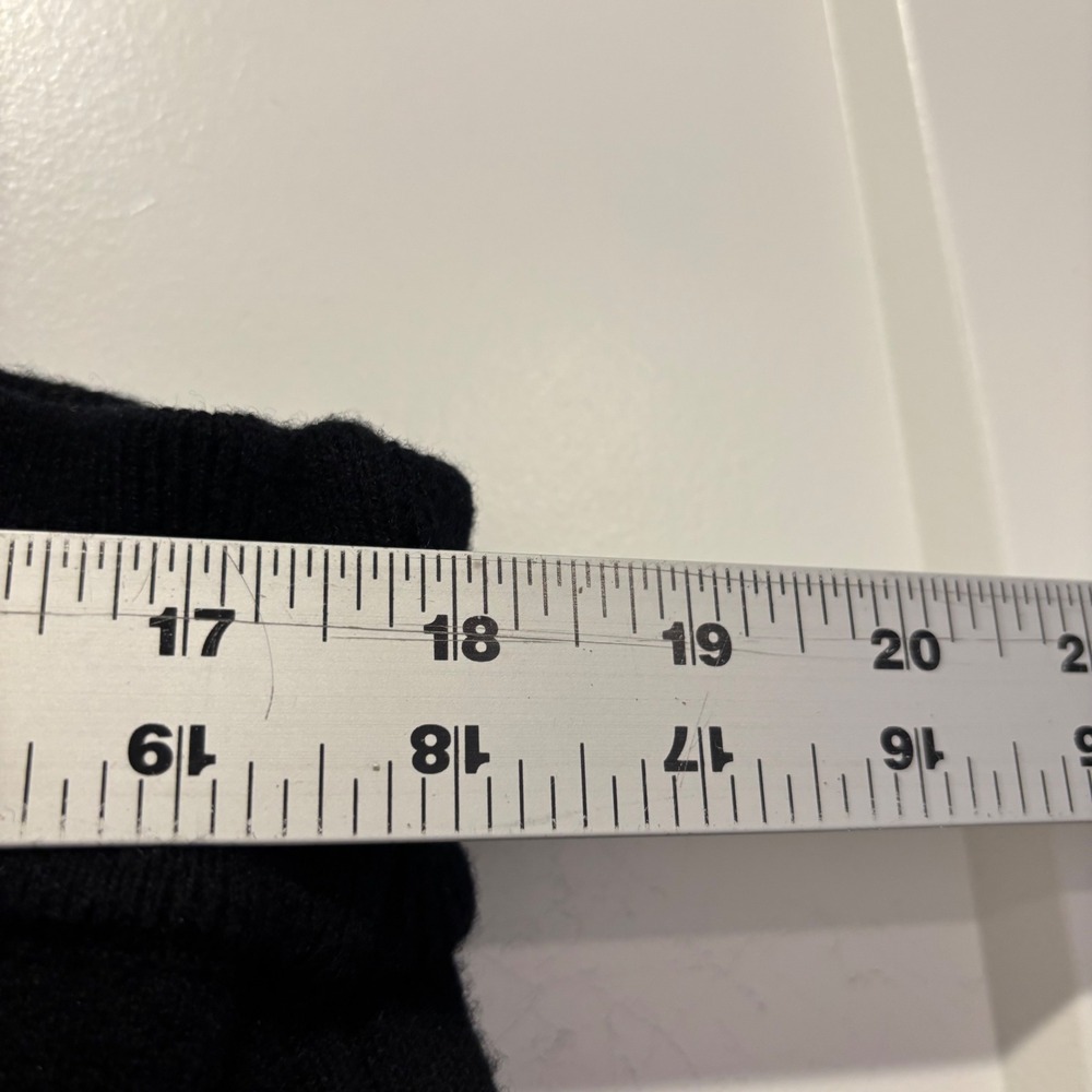 Canada Goose Womens Black Wool Blend Knit Cozy Sweatpants Made in Italy XL - Picture 5 of 8